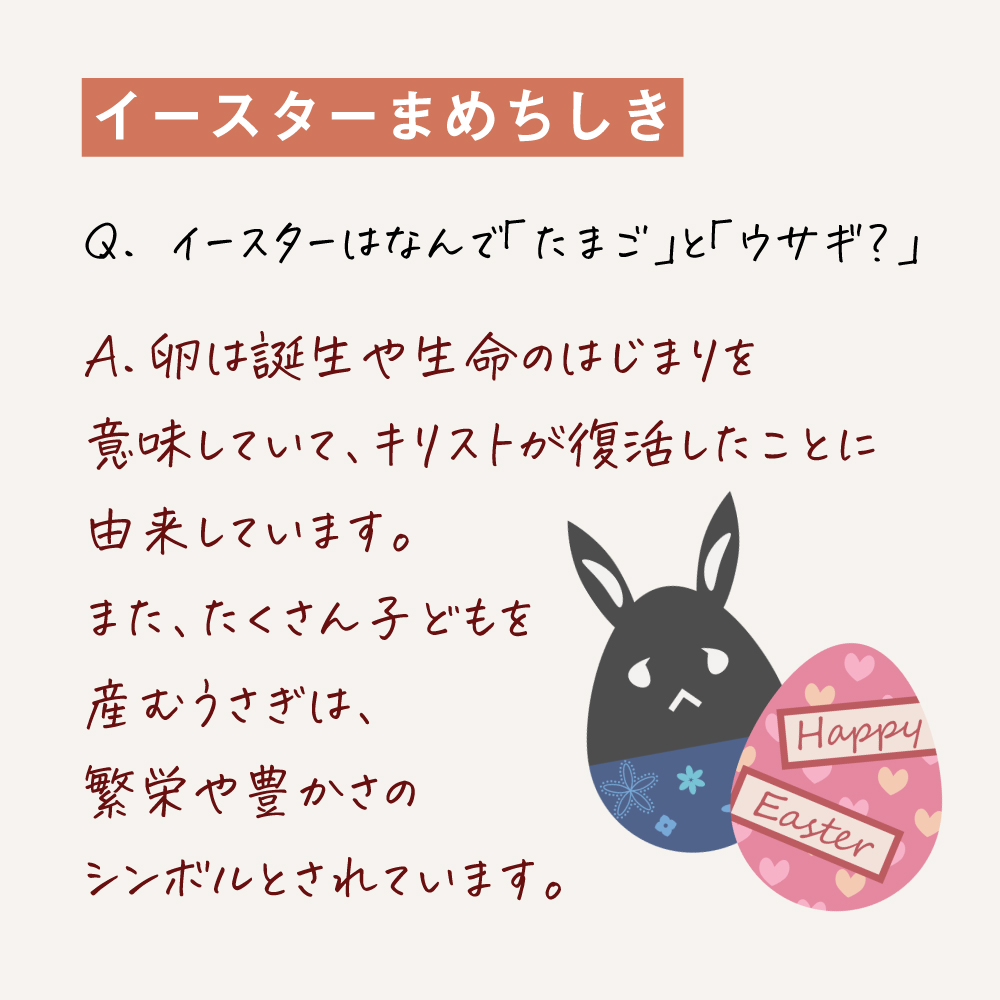 イースターのまめちしき！