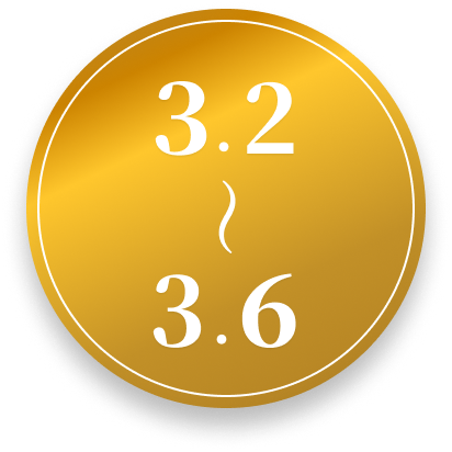 3.2〜3.6