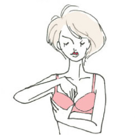 ブラジャーの着用方法